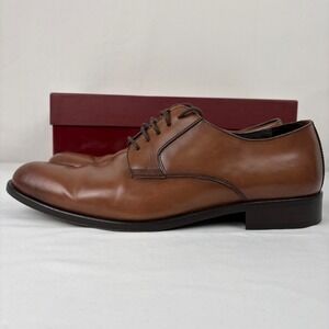 To Boot New York Adam‎ Derrick Ivins Brown Leather Lace Up Dress Shoes 9.5